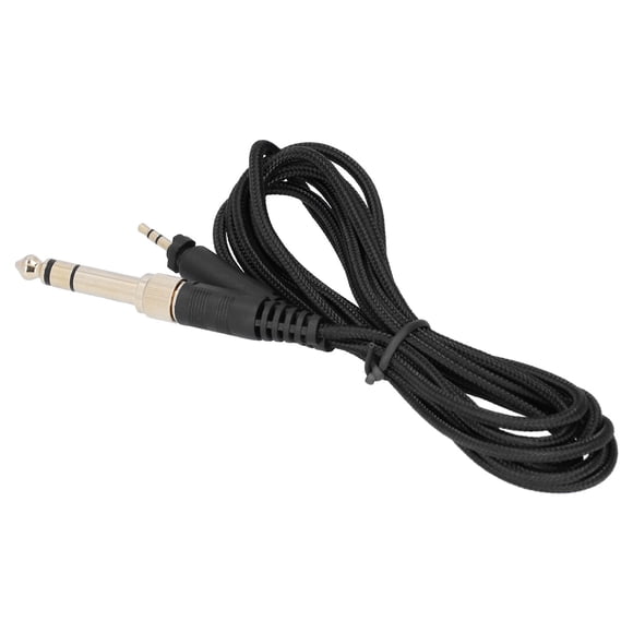 Cable de audio de 2.5 mm A 3.5 mm, conductividad restauració del conector de cable de audio de Voz original negro para shure srh440/ philips shp9000