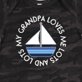 thumbnail image 4 of Inktastic My Grandpa Loves Me Grandson Sailboat Boys Baby Bodysuit, 4 of 5