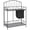 Black 245, variant on 43x18x30 inch Wooden Raised Garden Bed with 8 Pockets and Shelf, Elevated Planter Box for Herbs Vegetables and Flowers, Natural