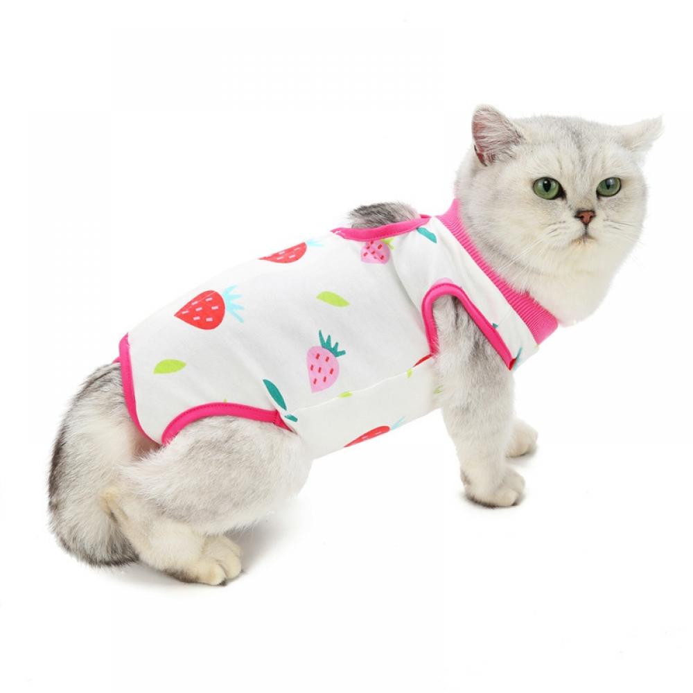 Kernelly Pet Cat Sterilization Suit Cat Wound Surgery Recovery Suit for Abdominal Wounds or Skin