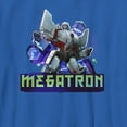 thumbnail image 2 of Boy's Transformers: EarthSpark Megatron Badge Graphic Tee Royal Blue X Large, 2 of 5