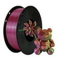 thumbnail image 1 of KINGROON Multi-Color 3D Printer Filament Ensemble PLA Silk Filament Bundle for FDM Printers - Red, Green, Gold - High Strength & Bubble-Free - 1KG Spool - 1.75mm Diameter - Printing Temp 220-220°C - Hot, 1 of 6
