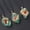 Fluorite, variant on 10pcs Gold-Plated Crystal Original Stone Pendant Irregular Multicolor Quartz Gem-Mix Color