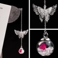 thumbnail image 3 of Marcapáginas ZHAOCHENG con Colgante de Mariposa 3D Flores Rojas, 3 of 5