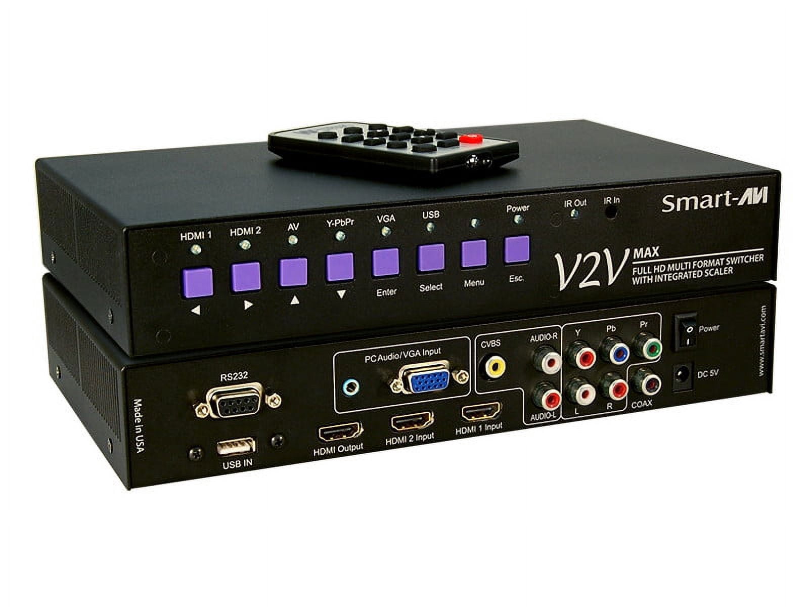 SmartAVI HDMI Switcher Scaler and Converter V2V-MAX-S - Thumbnail 3