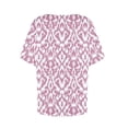 thumbnail image 2 of Usted Es Más Que una Camisa de Puntuación de Prueba, de Moda Casual Impreso Botón de Manga Corta Cuello en V para las Mujeres, 2 of 4