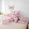thumbnail image 6 of jejeloiu Flying Butterfly 7-Piece Twin Bedding Sets,Cute Multicolor Butterflies Bedding Comforter Set,Colorful Animals Sheet Sets For Girl,Ultra Soft Home Decor Reversible, 6 of 8