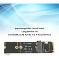 thumbnail image 2 of ZOUSSIQI M.2 A E Key to M.2 M Key Card, M.2 SSD Riser Card for Network Card SSD, Stable Performance, Easy Installation, Widely Compatible CA919-14717, 2 of 8