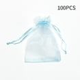 thumbnail image 2 of Sywqhk Bolsa de red antipájaros Bolsa de malla de protección de frutas, uvas y verduras (azul claro) Sywqhk Para estrenar, 2 of 9