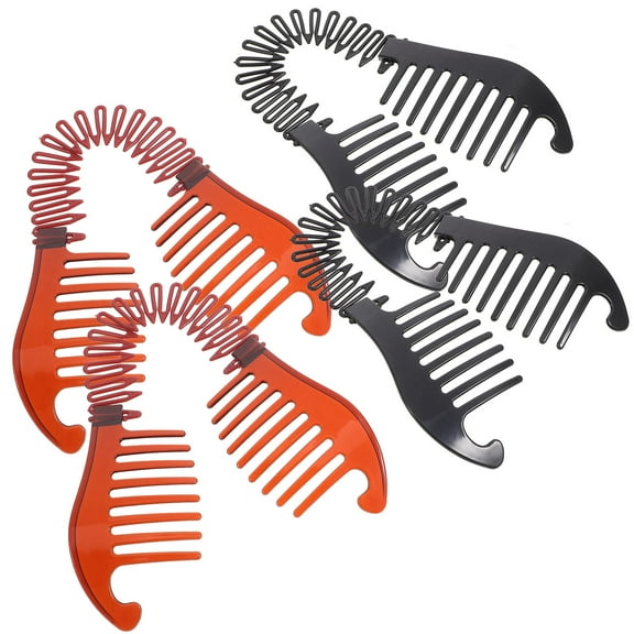 MIPCASE Banana Clips Coffee Mini Banana Clip for Ball 4Pcs 5.7X2.6X0.4In