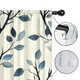 thumbnail image 4 of Blackout Kids Curtains,Blue Leaves Pattern Childrens Insulated Curtains Set Of 2,Bedroom Essentials,Toddler Room Decor 42x63in(106x160cm), 4 of 4