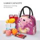 thumbnail image 5 of Fotbe Cute Pink Axolotl A Bolsa de Almuerzo con Estampado, Lonchera Aislada, Contenedor de Comida Reutilizable Tipo Cooler a Prueba de Fugas, 5 of 6