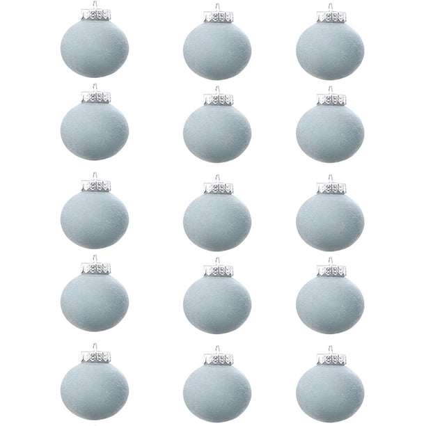 15 bolas de terciopelo para adornos navideños de 3,15 pulgadas, adornos vintage para árboles de Navidad, bolas de plástico flocadas irrompibles, adornos colgantes para árbol de Navidad para bodas, fie