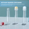 thumbnail image 2 of Small Squeeze Bottle Salad Dressing Container Empty Ketchup Plastic Miniature Bottles Travel 32 Pcs, 2 of 6