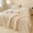 White, variant on White Fuzzy Plush Throw Blanket for Office Naps, Wide Striped Thick Faux Rabbit Fur, Flannel Blanket for Sofa Bed, Living Room Home Bedroom Decor Dorm Essentials, Off White, 60"×80 "