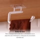 thumbnail image 4 of Advancent Soporte de papel de cocina Soporte de pared de plástico Toalla autoadhesiva Organizador de toallitas Estante Hotel Soporte de rollo de papel de Organizadores de utensilios de cocina Blanco Advancent HA003538-01, 4 of 6