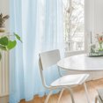 thumbnail image 5 of Deconovo Sheer Curtains for Sliding Glass Door Grommet Voile Drape Curtains, Sky Blue, 52" x 96", 2 Panels, 5 of 7