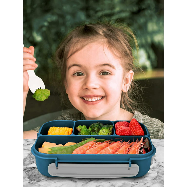 Fimibuke Bento Lunch Box for Kids - Leak Proof Toddler Bento Box with 4  Compartments BPA Free