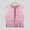 Pink, variant on Girls Soft Jacket Outerwear Coat Baby Cowboy Cow Sleeveless Solid Color Vest Tassel Fringe Top Party Jacket Girls Toddler Cute Coat Khaki 130