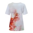 thumbnail image 5 of Pompotops T-Shirt Décontracté à Col Rond pour Femmes, Imprimé Graphique, Manches Courtes, Mode Douce, Blouse Décontractée pour Femmes, 5 of 5