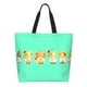 thumbnail image 1 of Fotbe Sunflower Gnomes 5 Bolsa Tote Estética de Lona con Estampado para Mujer - Bolsa Reutilizable de Hombro Casual para Vacaciones, Compras, Trabajo y Gimnasio, 1 of 8