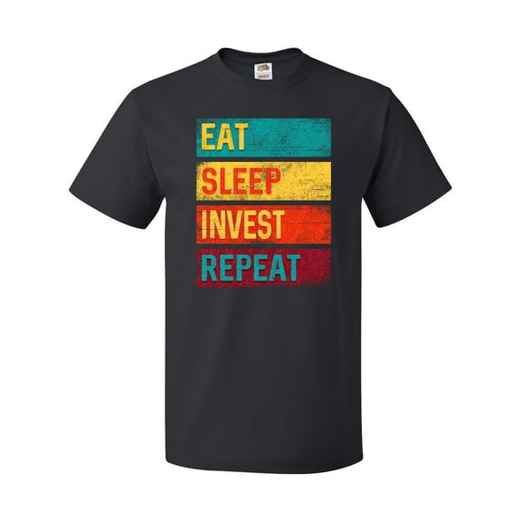 Inktastic Stock Broker Eat Sleep Invest Repeat T-Shirt