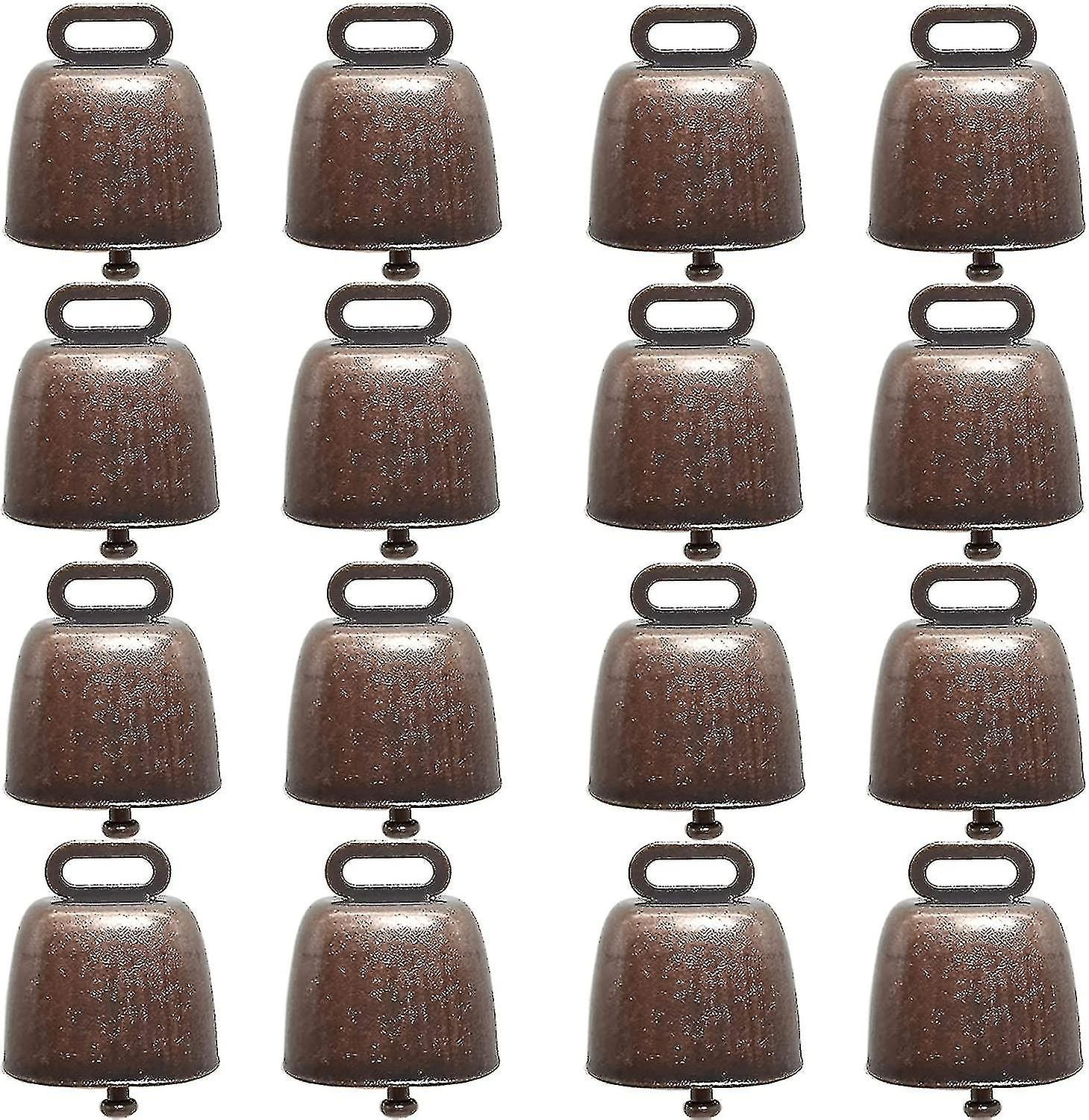 5 Pieces Copper Animal Bells For Cattle, Horses, Sheep - Loud Brass Farm Bells