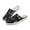 Black Cat, variant on Cute Cartoon Dog Print Mesh Slip On Clogs - Breathable Lightweight Summer Shoes for Unisex Dog Lovers