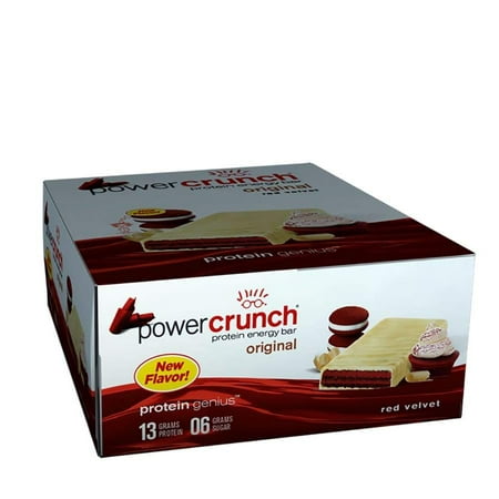 Power Crunch Protein Energy Wafer Bar – Red (Best Protein Powder Before Bed)