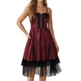 thumbnail image 1 of DuoJiaJ Robe Médiévale Sans Manches pour Filles, Mode et Aguichant. C'est une Robe Longue Sans Bretelles, 1 of 4