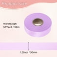 thumbnail image 3 of Uxcell 1-Pack Extra Wide Single Fold Bias Tape, 1.2 Inch x 55 Yards Satin Bias Tape for Sewing/Quilting/Hemming [Light Purple], 3 of 6