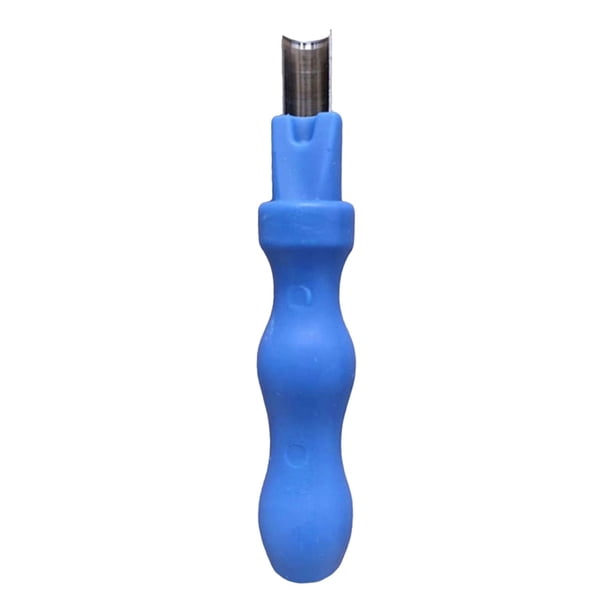 Cuchillo de luz de dividido portátil, tira de silicona suave, accesorios, de arco, ángulo , herramienta de mano de acero azul Yinane talla dividida
