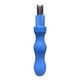 thumbnail image 1 of Cuchillo de luz de dividido portátil, tira de silicona suave, accesorios, de arco, ángulo , herramienta de mano de acero azul Yinane talla dividida, 1 of 7