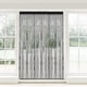 thumbnail image 4 of Panel de cortina de hilos, panel de puerta con purpurina, ventana, puerta, mosquitera, flecos, divisor de ambientes, persianas, tira de cinta con borlas decorativas, pantalla plateada para, 4 of 5