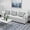 3-Seat Light Gray, variant on Chromcraft 6 Seats Large Sectional Modular Couch 32" Deeper Seat Sofa U Shape Sofa Couch Convertible Modern Comfy Sectional Chaise Sleeper Sofa for Living Room(Light Grey)