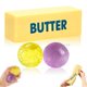 thumbnail image 1 of Bimiubimiu Set de 3 juguetes antiestrés squishy de mantequilla, 1 of 7