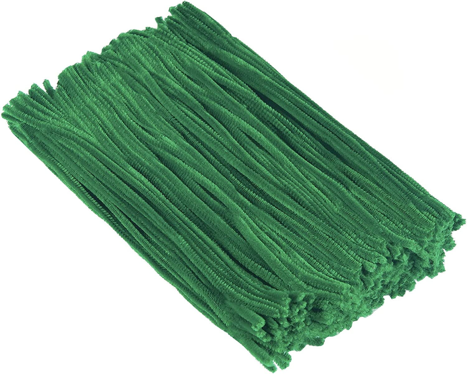 Pipe Cleaners Craft Supplies 300pcs Dark Green Pipe Cleaners Chenille