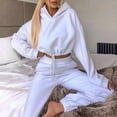 thumbnail image 1 of Autumn And Winter European And American New Fashion Solid Color Long-sleeved Sports And Leisure Suit Two-piece, 1 of 4