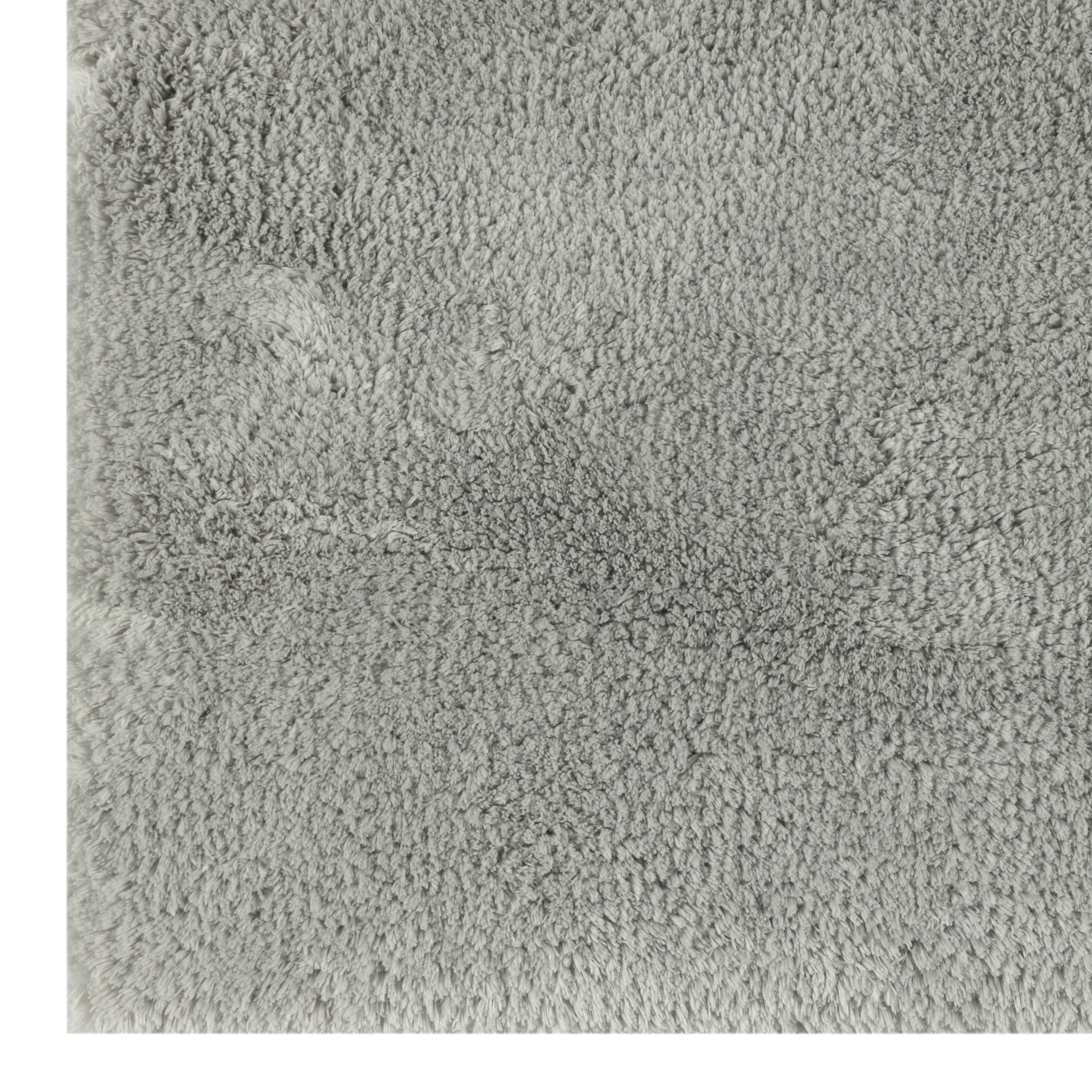 Hotel Style Silver Micro-Polyester 24" x 60" Bath Runner, 1 Count