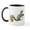 White/Black Inside, variant on CafePress - Squirrel With Wine Mug - 11 oz Ceramic Mug - Novelty Coffee Tea Cup
