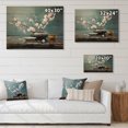 thumbnail image 4 of Designart "Zen Garden Asian Painting IX" Asian Art Print on Natural Pine Wood, 4 of 5