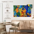 thumbnail image 5 of Elephant Stock Cactus Jumble Wall Art - Horizontal Canvas Wall Art - Living Room Wall Decor - Floral And Botanical Canvas - Blue And Orange Decor - 39" x 26", 5 of 8