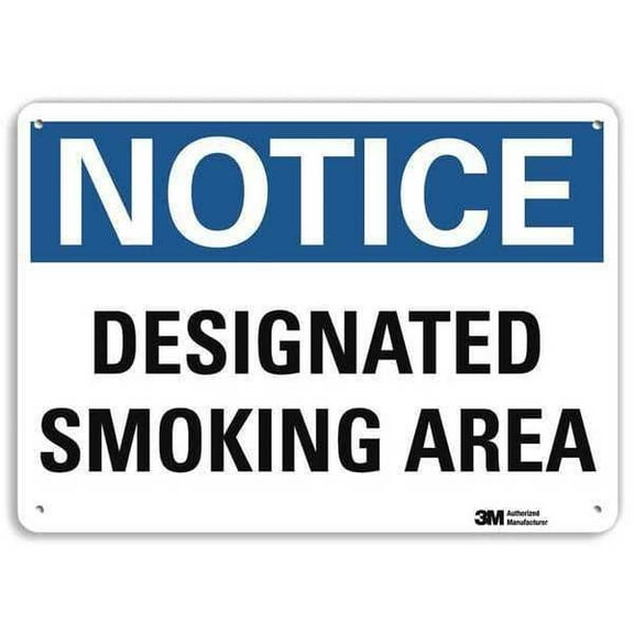 Lyle Notice Sign,10 inx14 in,Aluminum U5-1119-RA_14X10
