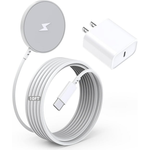 [Apple MFi Certified]6FT Magnetic Wireless Charger for iPhone 17 16,Apple Fast Mag-Safe Charger 15W Fast Wireless Charging Pad for iPhone 17/17 Air/17 Pro/17 Pro Max/16/15/14/13/12 Series