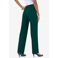 thumbnail image 2 of Roaman's Women's Plus Size Petite Classic Bend Over Pant, 2 of 6