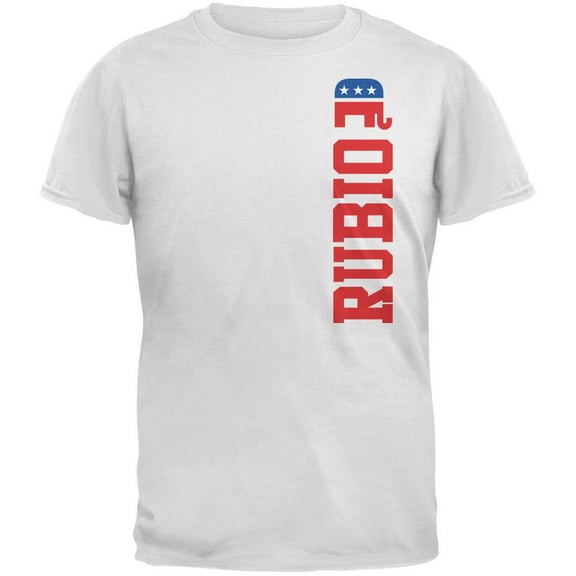 Election 2016 Team Marco Rubio White Adult T-Shirt - X-Large