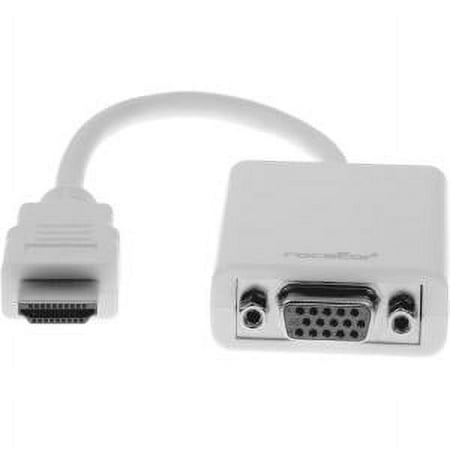 UPC: 0876910000320 | 6FT HDMI TO VGA ADAPTER M/F WHTE HDMI TO HD15 VGA ADATPER M/F