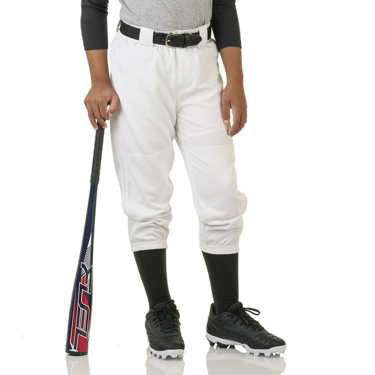 Athletic Works Youth Baseball Softball Pants White Unisex