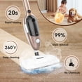thumbnail image 4 of Steam Mop Mxnsewr, potente portátil, todo en uno, oro rosa, 4 of 7
