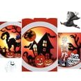 thumbnail image 4 of Bewildely Luces de calabaza Lámpara brillante liviana de Esqueleto Suministros de Halloween ajustables Lámparas que funcionan con con Kits de decoración para fiestas Gato Bewildely HA068174-01, 4 of 6